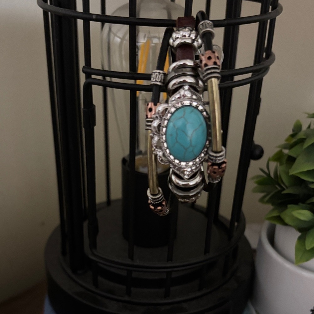 Turquoise and Silver Bracelet NWOT
